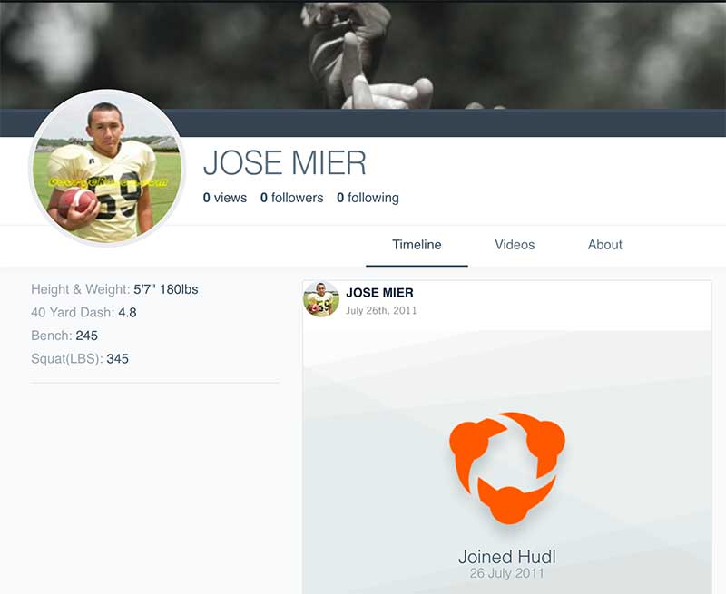 jose mier hudl profile