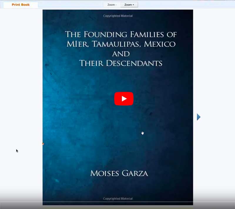 Book: Founders of Mier, Mexico