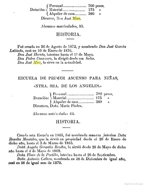 Jose Mier Cuban School Book 1894 page 85