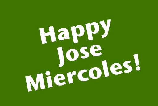 Happy Jose Miercoles infographic