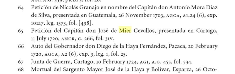 don jose de mier citation in book