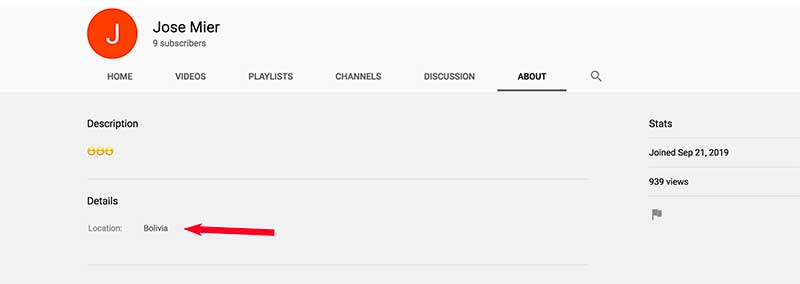 Bolivian Jose Mier youtube channel