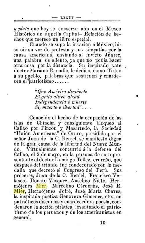 jose r. mier listing in 1781 book