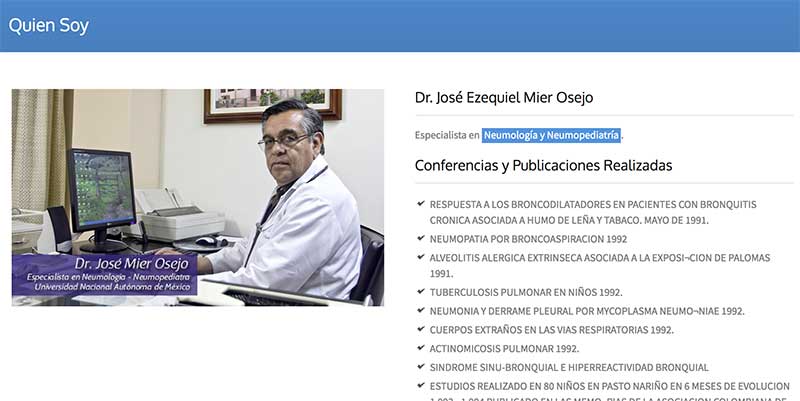 dr jose e. mier about page