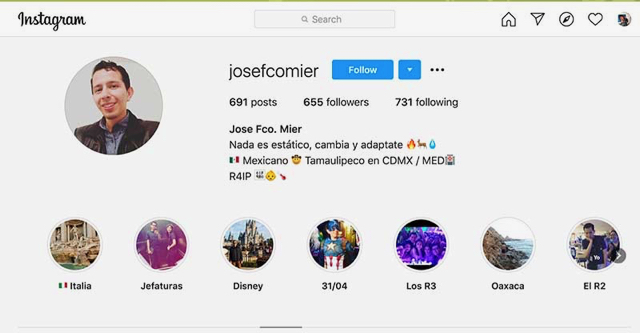 Jose Mier from Tamaulipas on Instagram