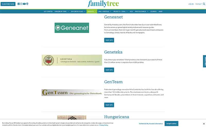 Europe genealogy resources Jose Mier Sun Valley, CA